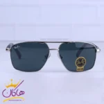 عینک آفتابی ری بن مردانه فلزی شیشه مشکی RB 9713/2