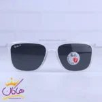 عینک آفتابی مردانه ری بن فریم مستطیل سفید WG 8385/2