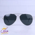 عینک آفتابی ری بن مردانه فریم خلبانی نقره ای 3026/24