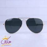 عینک آفتابی ری بن مردانه فریم طلایی خلبانی 3026/3