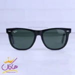 عینک آفتابی ری بن زنانه مشکی شیشه سبز RB 2140-54/1