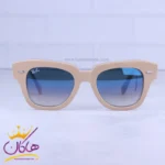 عینک آفتابی ری بن زنانه فریم ویفرر کرمی RB 2186/1