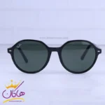 عینک آفتابی ری بن زنانه فریم گرد شیشه سبز RB 2195/1