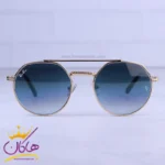 عینک آفتابی مردانه ری بن طلایی شیشه آبی RB8265/4