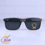عینک آفتابی مردانه ری بن مشکی دسته چوبی RB 8303/1