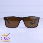عینک آفتابی مردانه ری بن قهوه ای دسته چوبی RB 8303/4