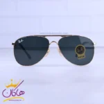 عینک آفتابی مردانه ریبن طلایی شیشه مشکی RB 5228/1