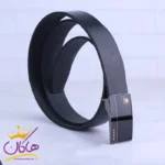 کمربند چرم طبیعی مردانه مشکی ROLEX