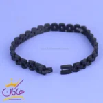 دستبند مردانه رولکس باریک مشکی st 41067