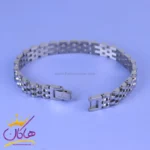 دستبند مردانه رولکس نقره ای ST 41089