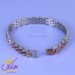 دستبند مردانه رولکس نقره ای رزگلد st 41093