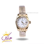 ساعت مچی رولکس زنانه فلزی دیت جاست طلایی 4041/8