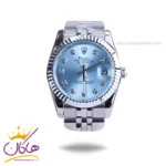 ساعت مچی رولکس مردانه فلزی دیت جاست صفحه آبی 4043/51