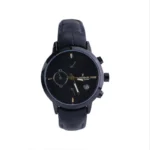 ساعت مچی رومانسون زنانه بند چرم تمام مشکی L 2070/3