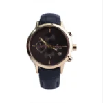 ساعت مچی رومانسون زنانه چرم مشکی قاب طلایی L 2070/5