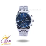 ساعت مچی مردانه رومانسون فلزی نقره ای صفحه آبی 030/1