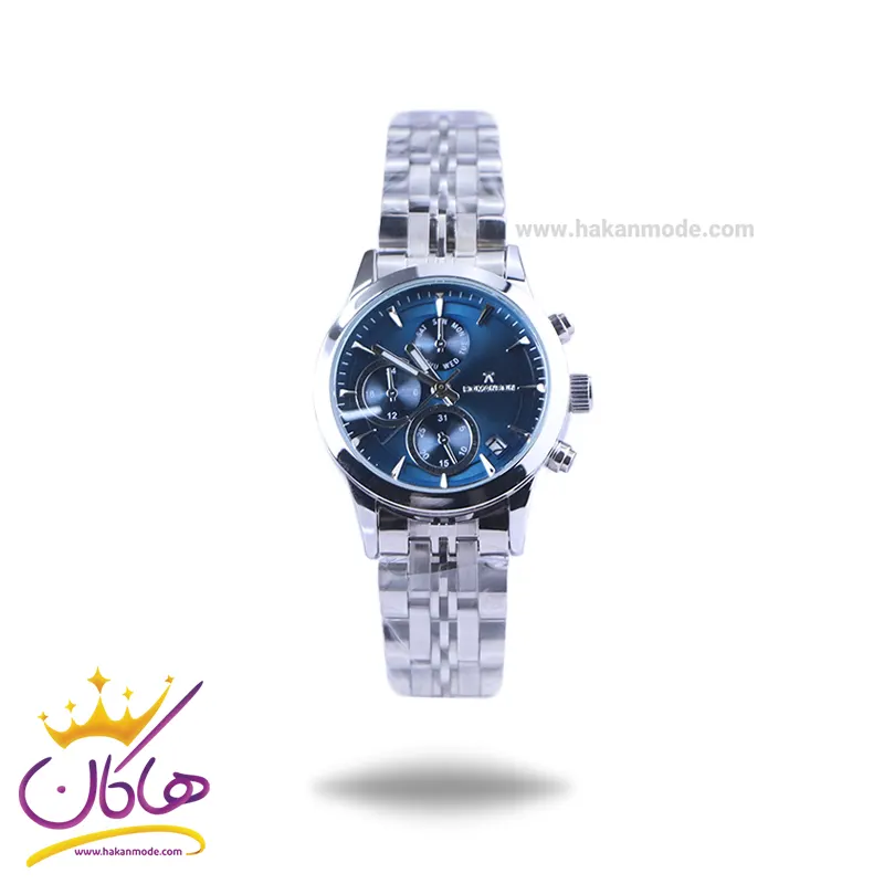 ساعت مچی رومانسون زنانه فلزی نقره ای صفحه آبی 030/2 ساعت مچی رومانسون زنانه فلزی نقره ای صفحه آبی 030/2 - Image 1