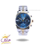 ساعت مچی رومانسون مردانه فلزی نقره ای طلایی صفحه آبی 030/11