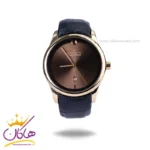 ساعت مچی عقربه ای رومانسون مردانه بند چرم مشکی G 2094/2