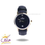 ساعت مچی عقربه ای رومانسون زنانه بند چرم مشکی L 2090/1/1