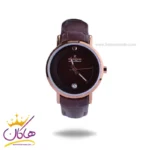 ساعت مچی عقربه ای رومانسون زنانه بند چرم قهوه ای L 2090/7/7