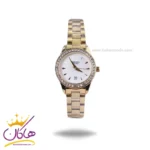 ساعت مچی سیکو فلزی طلایی قاب نگین دار زنانه GN 059/44