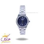 ساعت زنانه سیکو فلزی نقره ای قاب نگین دار GN 059/9