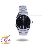 ساعت سیکو فلزی نقره ای صفحه مشکی مردانه OS 9/10