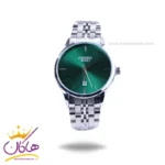 ساعت مچی سیکو مردانه فلزی نقره ای صفحه سبز OS 9/15
