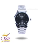 ساعت مردانه سیکو فلزی نقره ای صفحه مشکی OS 9/17