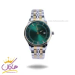 ساعت سیکو مردانه فلزی نقره ای طلایی صفحه سبز OS 9/28