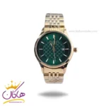 ساعت مچی سیکو فلزی طلایی صفحه سبز مردانه OS 9/35
