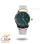 ساعت سیکو مردانه فلزی نقره ای طلایی صفحه سبز OS 9/5