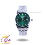 ساعت مچی سیکو مردانه فلزی نقره ای صفحه سبز OS 9/55