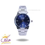 ساعت مچی سیکو مردانه فلزی نقره ای صفحه آبی OS 9/8