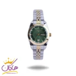 ساعت مچی سیکو زنانه فلزی نقره ای طلایی صفحه سبز L31628/7