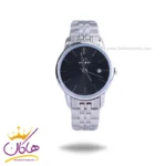 ساعت مچی سولیدا زنانه فلزی نقره ای صفحه مشکی L2134/4