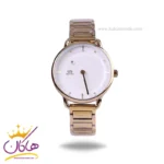 ساعت مچی زنانه سولیدا فلزی طلایی صفحه سفید 4127/3