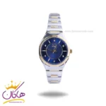 ساعت مچی سولیدا زنانه فلزی نقره ای طلایی صفحه آبی 5124/9