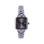 ساعت مچی سولیدا زنانه فلزی قاب مربع صفحه مشکی 6112/11