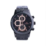 ساعت مچی عقربه ای سولیدا مردانه فلزی مشکی G2141/12