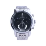 ساعت مچی سولیدا مردانه فلزی نقره ای صفحه مشکی G 2142/3