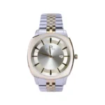 ساعت مچی سولیدا مردانه فلزی قاب مربع نقره ای طلایی G 6113/9