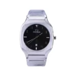 ساعت مچی سولیدا مردانه فلزی صفحه مربع مشکی G 6123/4