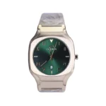 ساعت مچی سولیدا مردانه فلزی طلایی صفحه مربع سبز G 6123/6