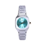 ساعت مچی سولیدا زنانه فلزی صفحه مربع تیفانی L 6123/7