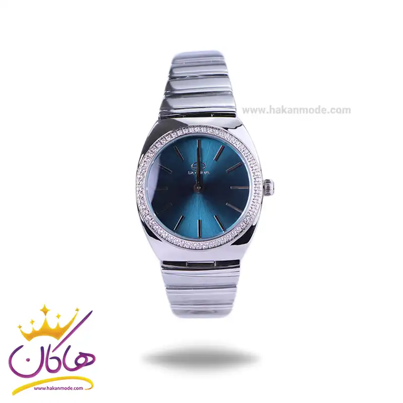 ساعت عقربه ای سولیدا زنانه استیل نقره ای صفحه آبی S4137/3 ساعت عقربه ای سولیدا زنانه استیل نقره ای صفحه آبی S4137/3 - Image 1