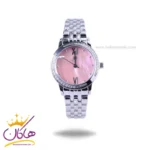 ساعت مچی سولیدا زنانه استیل نقره ای صفحه صورتی S4139/2