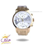 ساعت مچی سولیدا مردانه فلزی طلایی فول دیت G2143/4