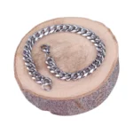 دستبند کارتیر مردانه استیل نقره ای 0044/6